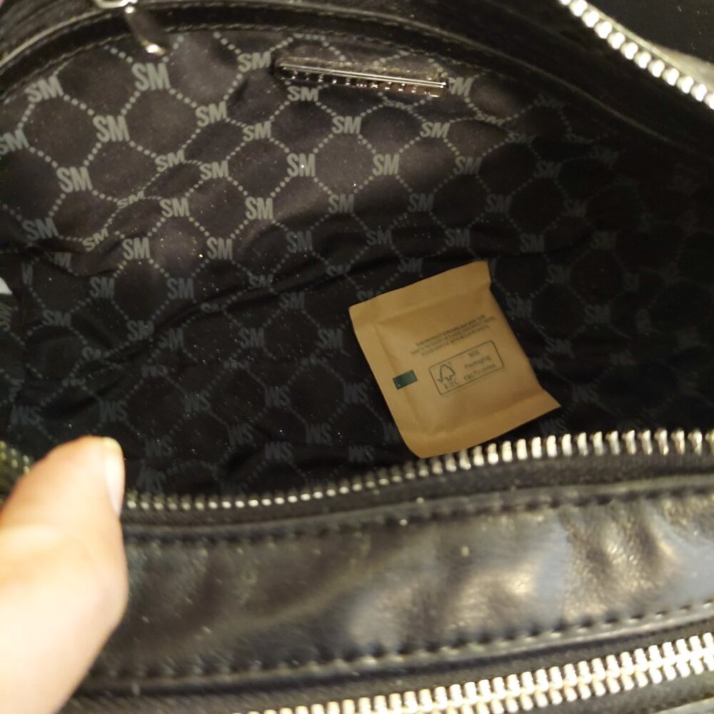STEVE MADDEN SHOULDER BAG WITH SILVER METAL LETTERS - Picture 4 of 9